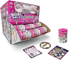Sticki Rolls Tokidoki Tarrarannekoru Yllätyspakkaus 50 tarraa - 13