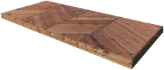 PatioN°rd Kaiku valmisterassi 2x4 kestopuu - 1