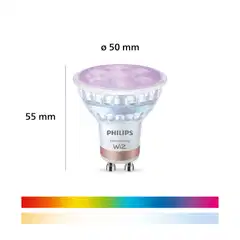 Philips Smart Lighting LED-filamenttilamppu 5W GU10 2200-6500K 400lmRGB - 3
