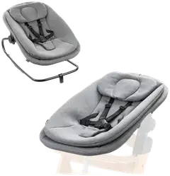 Hauck sitteri Highchair Bouncer tummanharmaa - 1