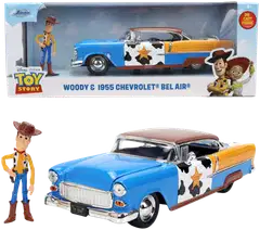 Jada Disney Toy Story Woody 1955 Chevrolet Bel Air, 19 cm, 1:24, die-cast - 1