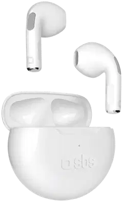 SBS langattomat nappikuulokkeet Mini Twin, valkoinen - 1