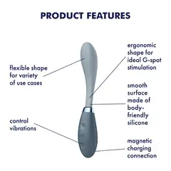 Satisfyer vibraattori G-Spot Flex 3 - 4