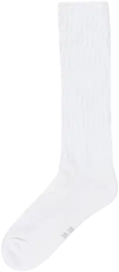 WKLY. naisten slouch-sukat 214W062601 - WHITE - 1