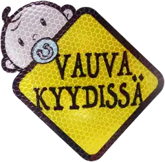 Pilvi baby on board kyltti /tarra - 1