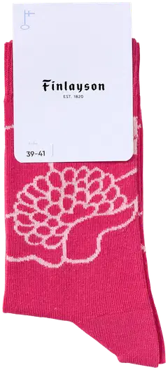 Finlayson naisten nilkkasukat Annukka - Pinkki - 1
