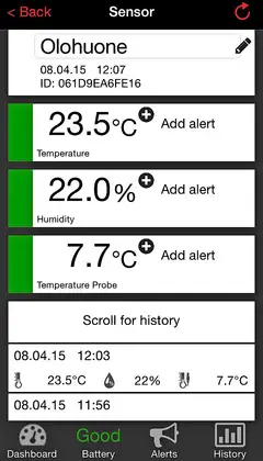 Suomen lämpömittari WeatherHub lämpömittari - 2