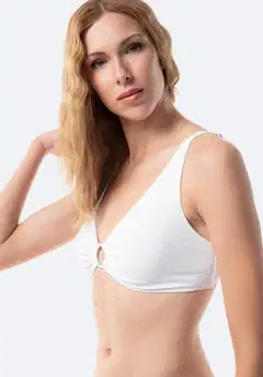 TEX naisten bikiniyläosa I275906 - Off white - 4