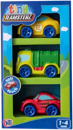 Tiny Teamsterz lelu kolme pikkuautoa - 2