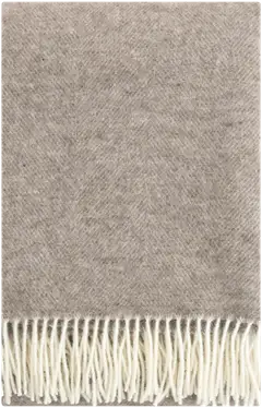 Lapuan Kankurit Arvo huopa 130x180cm+hapsut valko-luonnon beige 100% villa - 1