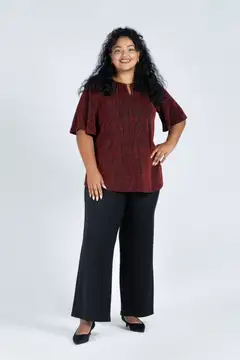 Now Curvy naisten juhlatunika 11861 - Glitter - 5