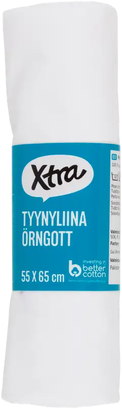 Xtra tyynyliina Uni 55 x 65 cm valkoinen - 2