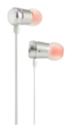 JBL langalliset nappikuulokkeet Tune 290 hopea - 1