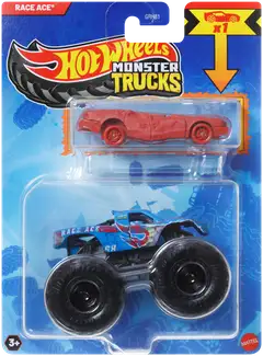 Hot Wheels monsteriauto + pikkuauto - 11