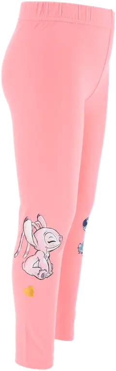 Lasten Lilo & Stitch leggins, laadukas kangas - pink - 4