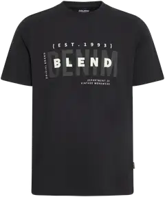 Blend miesten t-paita Bhkiman denim logo - BLACK - 1