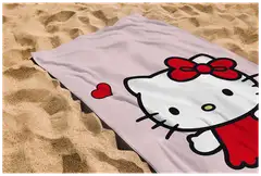 Hello Kitty lasten kylpypyyhe 70x140 cm pinkki - 3