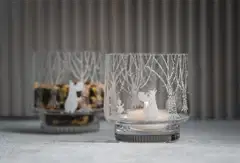 Muurla kynttilälyhty/tarjoilukulho Muumi Metsässä 8cm - 4