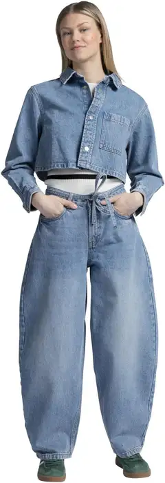 WKLY. naisten farkut balloon shape CYCLO® 222W280350 - Denim blue - 8