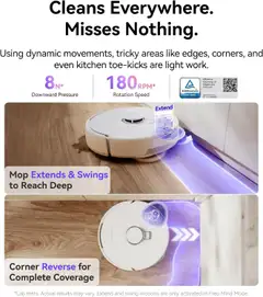 Narwal Freo Z10 Robottipölynimuri valkoinen - 9