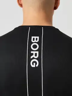 Björn Borg light miesten lyhythihainen treenipaita 10003826 - BLACK - 3