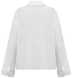 WKLY. naisten frilla-somisteinen kauluspusero 218W312650 - White - 2