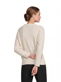 House naisten neule Fluffy-O - Off white - 3