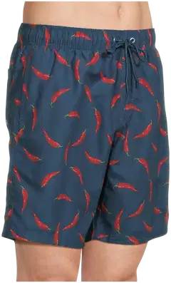 House miesten uimashortsit chili 192H042609 - RED PEPPER PRINT - 4