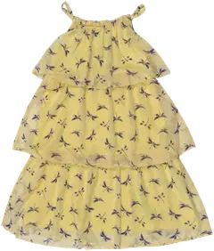 House lasten frillamekko 23TH172629 PatternLab - Yellow aop - 1