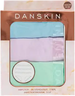 Danskin lasten hipsterit 61310 3-pack - skyride/orchid tint/dusty aqua - 3