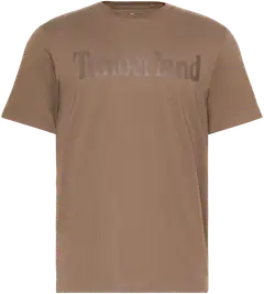 Timberland miesten logo t-paita Northwood - CHOCOLATE CHIP - 1