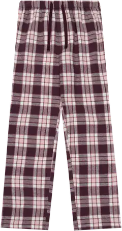 House lasten flanellihousut 232H382602 - BURGUNDY - 1