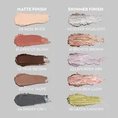 Isadora The Shimmer Eyeshadow Stick Longwear & Water-Resistant luomiväripuikko 42 Lavender Vibe 1,2 g - 42 Lavender Vibe - 7