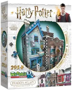 Wrebbit Harry Potter Ollivander's wand shop & Scribbulus 3D-palapeli - 1