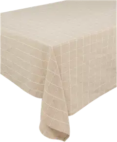 House pöytäliina Ruutu 140x240 cm valkoinen, beige - 1