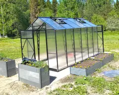 Ecoslider kasvihuone Lux 2.0 X 4.1 - 8