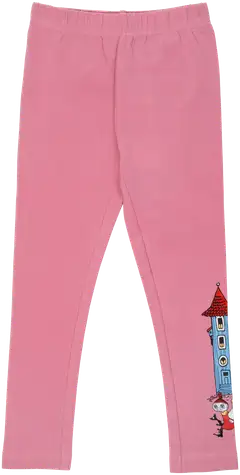 Martinex Muumi lasten leggingsit Muumitalo 589556 - Vaaleanpunainen - 1