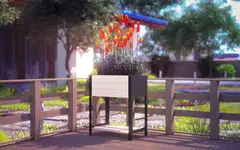 Upyard istutuslaatikko Modern korkea 58x36 - 2