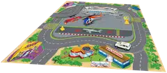 Junior Driver huopaleikkimatto ja 2 ajoneuvoa erilaisia - 2