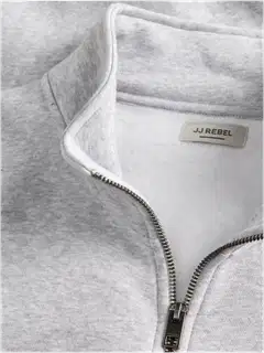 JJ Rebel miesten svetari Jrebcrest 12304803 - Light Grey Melange - 3