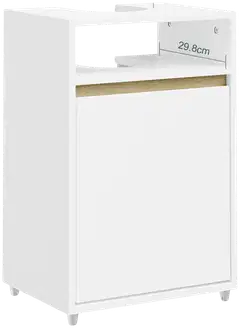 SoBuy pesuallaskaappi valkoinen BZR222-W - 3