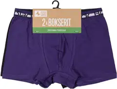 Black Horse lasten bokserit 2-pack J037 - Purple Night - 2