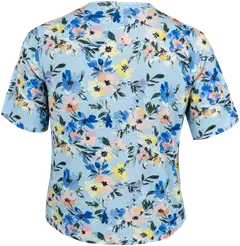 House naisten trikoopusero 213HP03102 - blue flower - 2