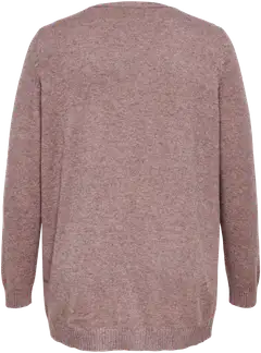 ONLY CARMAKOMA naisten neuletakki Caresly - Rose Brown - 2