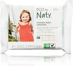 Naty Flushable puhdistuspyyhe 42kpl - 2