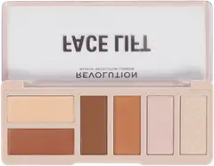 Makeup Revolution Face Lift Palette Light to Medium kasvojen korostuspaletti 6 sävyä 10,8g - 3