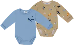 Ciraf vauvojen body 250B260130 2-pack - 15-1217tcx mojave desert - 1