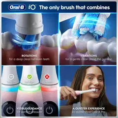 Oral-B iO6 Series Pink Sand Sensitive sähköhammasharja + lisävaihtoharja - 4