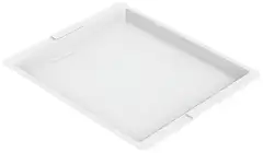 LM28 284mm valkoinen muovi tippuvesiallas M400 lautashyllyille LM91 ja LM91EH 363mm - 1