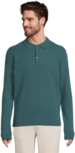 London Fog miesten neulepaita struktuuri CYCLO® 194L292610 - Dark Green - 1